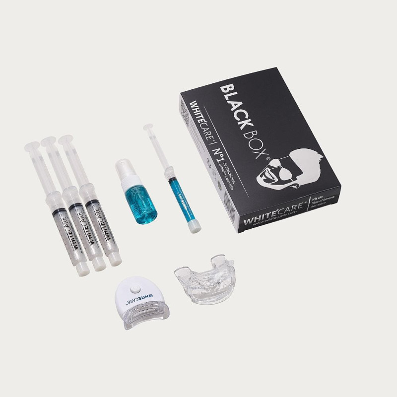 Kit blanqueamiento dental Whitecare Caja negra