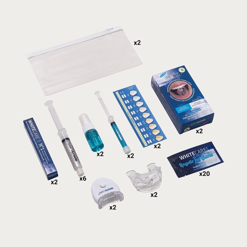 Kit blanqueamiento dental Whitecare Eclat Duo